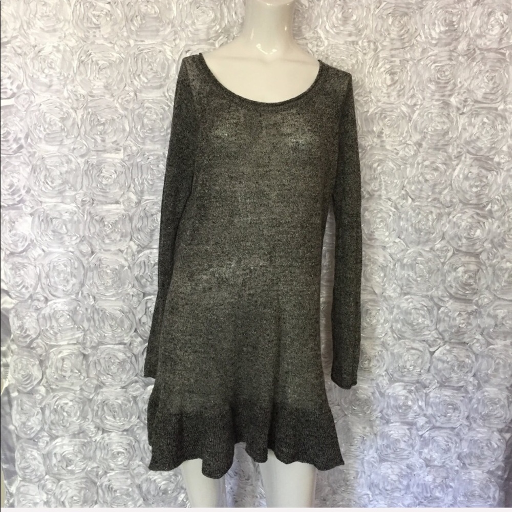 Free People ruffle hem dress/beach coverup